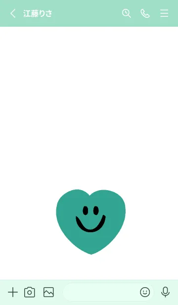 [LINE着せ替え] ハート スマイル _47の画像2