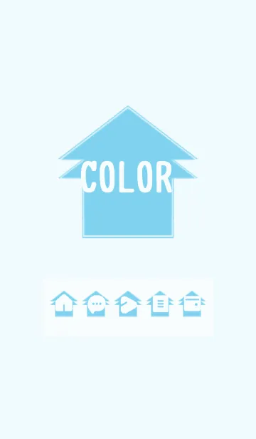 [LINE着せ替え] blue color T08の画像1