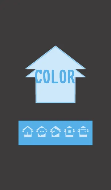 [LINE着せ替え] blue color T10の画像1