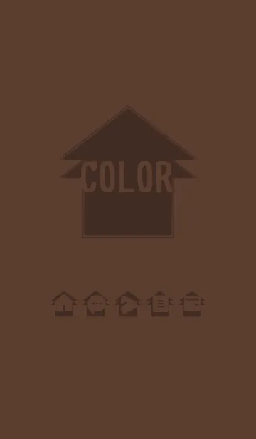 [LINE着せ替え] brown color T06の画像1