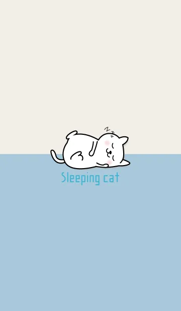 [LINE着せ替え] I am a Sleeping cat 57の画像1