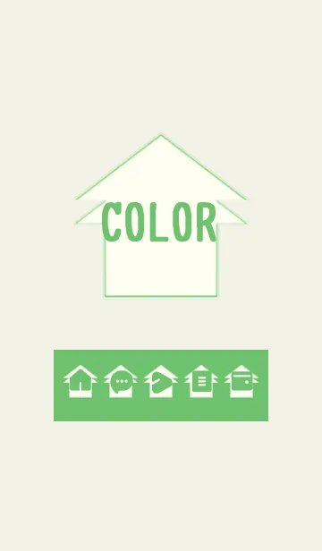 [LINE着せ替え] green color T11の画像1