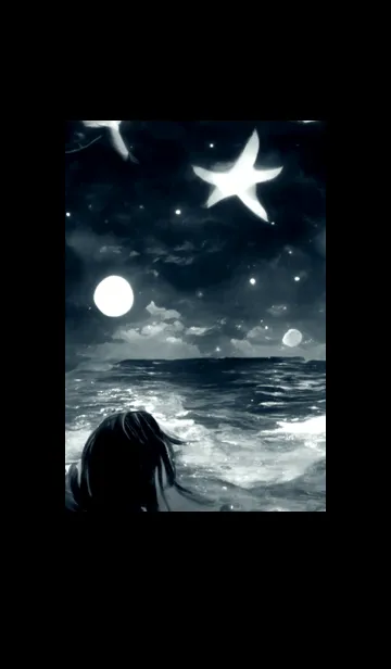 夜の月 月の海 #4jw_17。の着せ替えメイン画像
