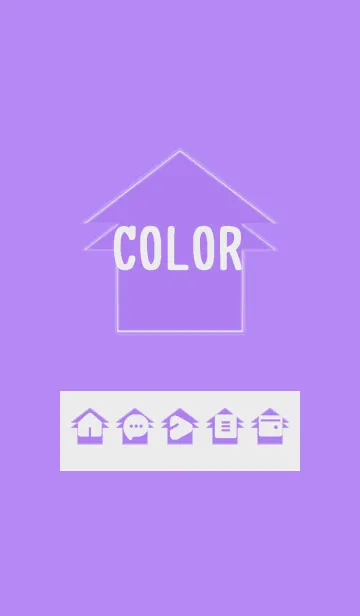 [LINE着せ替え] purple color T06の画像1