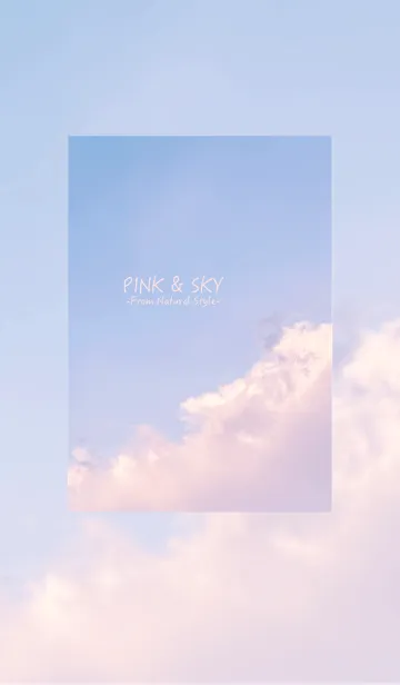 [LINE着せ替え] PINK＆SKY 14 ／ナチュラルスタイルの画像1