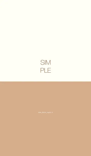 [LINE着せ替え] 499_24_ベージュ2-3の画像1