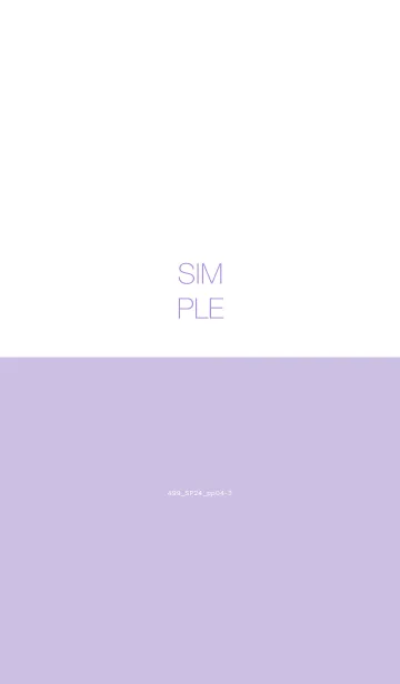 [LINE着せ替え] 499_24_パープル4-3の画像1