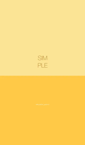 [LINE着せ替え] 499_24_イエロー3-3の画像1