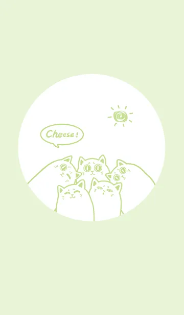 [LINE着せ替え] Meow...Cheese！ J-Mint Buttercreamの画像1