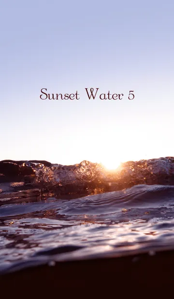 [LINE着せ替え] SunsetWater 5の画像1