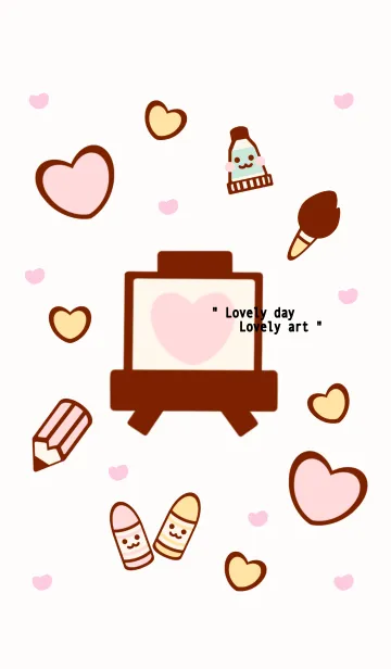 [LINE着せ替え] My pastel art tools 3の画像1