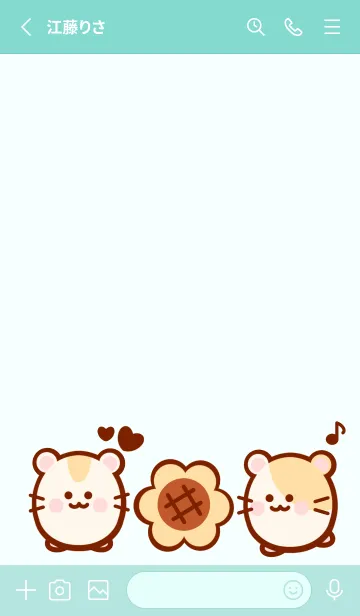 [LINE着せ替え] Mini hamsterの画像2