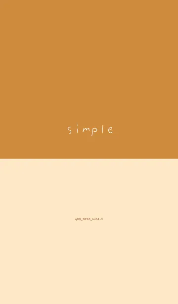 [LINE着せ替え] q99_26_ブラウン4-3の画像1