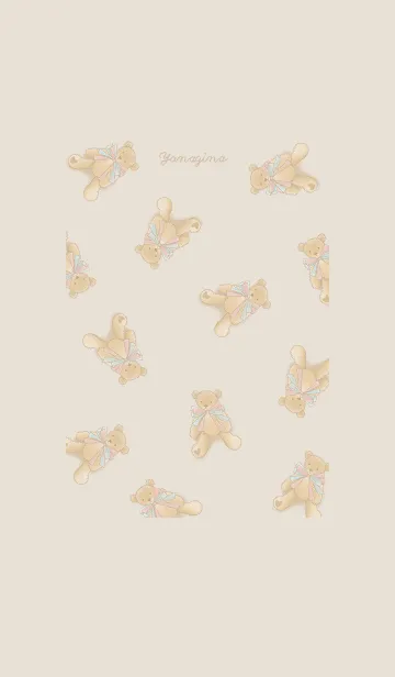 [LINE着せ替え] ふわふわテディベア/パターンの画像1