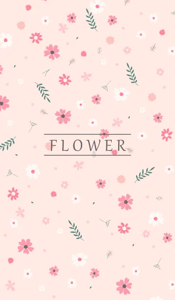 [LINE着せ替え] MANY FLOWERS PINK 4の画像1