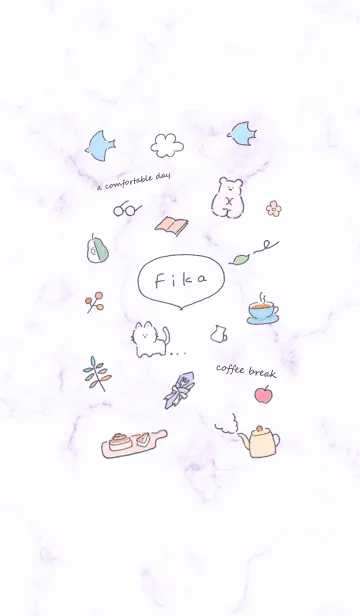 [LINE着せ替え] シンプルアイコン2♥レッド14_1の画像1