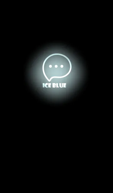 [LINE着せ替え] Ice Blue Neon Theme V3 (JP)の画像1