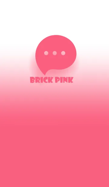 [LINE着せ替え] Brick Pink  & White Theme V.3 (JP)の画像1