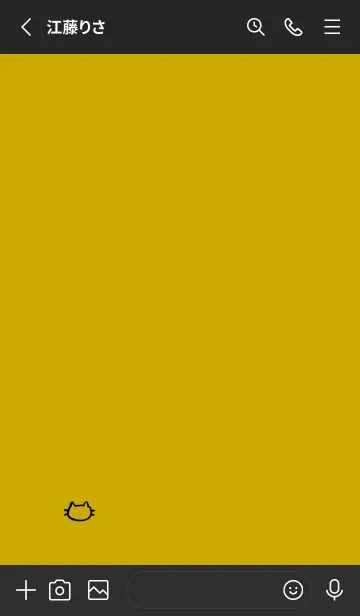 [LINE着せ替え] 落書きにゃん(ブラック1-03)の画像2