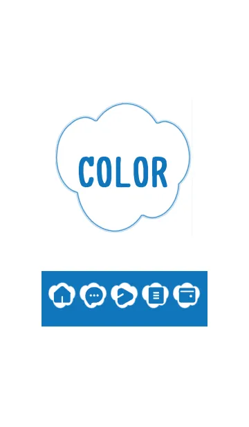 [LINE着せ替え] bw color U09の画像1