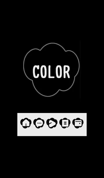 [LINE着せ替え] bw color U10の画像1