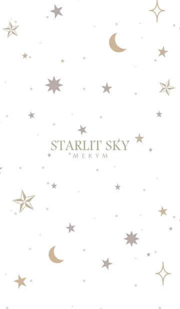 [LINE着せ替え] SIMPLE-STARLIT SKY MEKYM 23の画像1