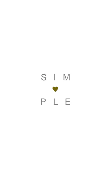 [LINE着せ替え] SIMPLE HEART-15の画像1