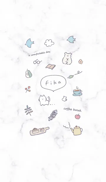 [LINE着せ替え] シンプルアイコン2♥ウィスタリア08_1の画像1