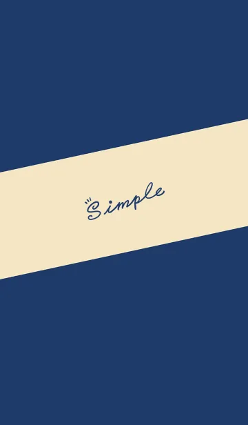 [LINE着せ替え] Simple Lines-DarkBlue.LightGrayOrange Jの画像1