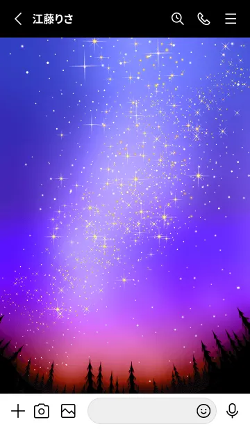 [LINE着せ替え] 星の降る夜に＊49★の画像2