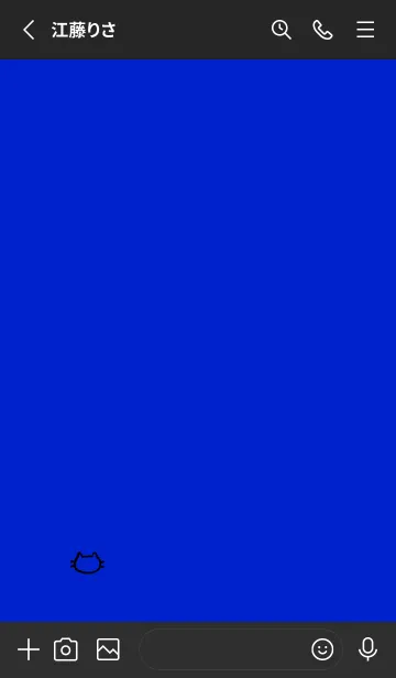 [LINE着せ替え] 落書きにゃん(ブラック1-08)の画像2