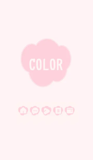 [LINE着せ替え] pink color U08の画像1