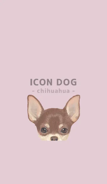 [LINE着せ替え] ICON DOG - チワワ - PASTEL PK/05の画像1