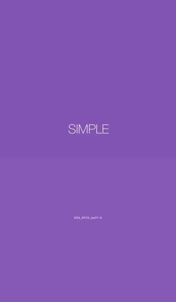 [LINE着せ替え] 899_25_パープル1-6の画像1