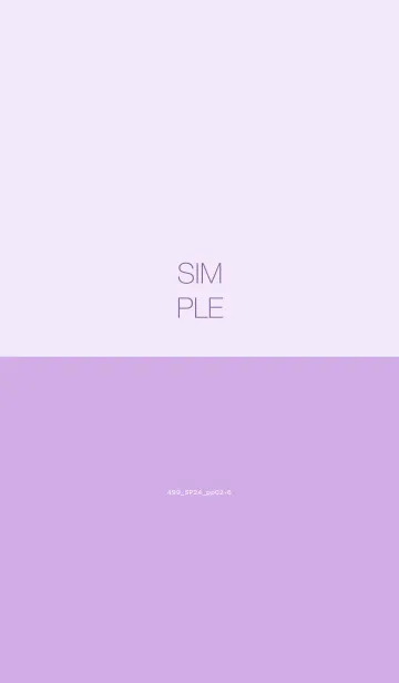 [LINE着せ替え] 499_24_パープル2-6の画像1