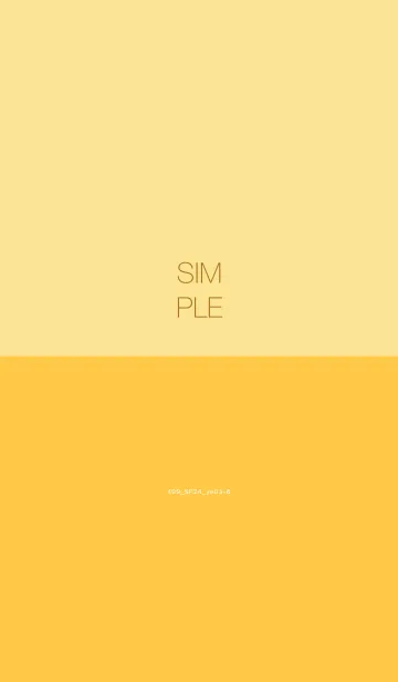 [LINE着せ替え] 499_24_イエロー3-6の画像1