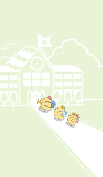 [LINE着せ替え] Duckling School Fun J-Lemon Smoothieの画像1