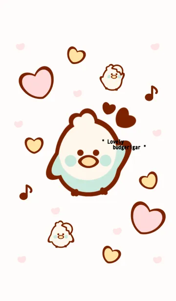 [LINE着せ替え] Little budgerigar themeの画像1