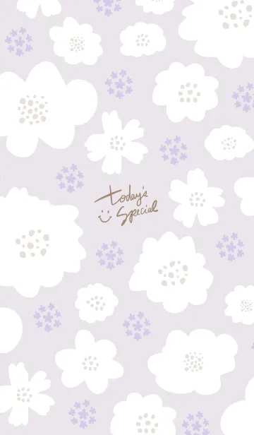 [LINE着せ替え] 花鞠と白い花9の画像1