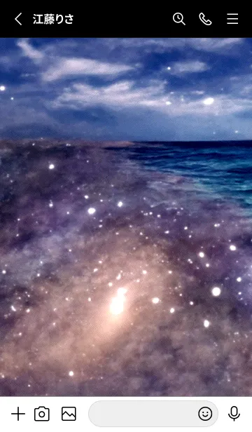 [LINE着せ替え] 夜の月 月の海 #4jy_16。の画像2