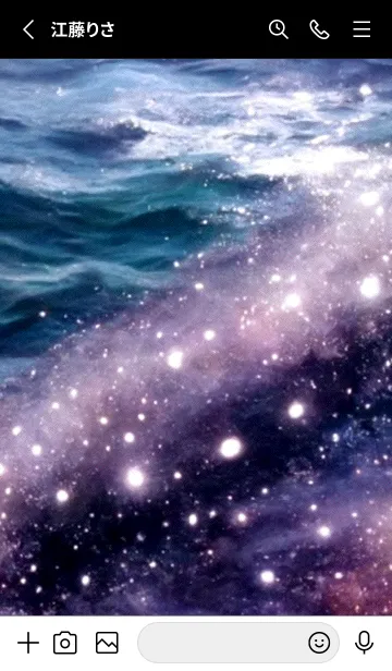 [LINE着せ替え] 夜の月 月の海 #4jz_7。の画像2