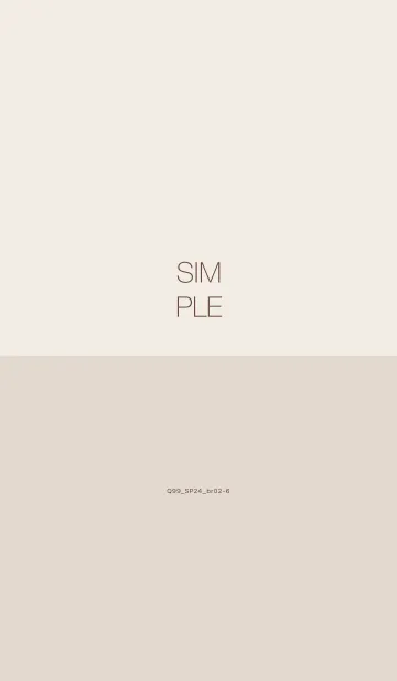 [LINE着せ替え] Q99_24_ブラウン2-6の画像1