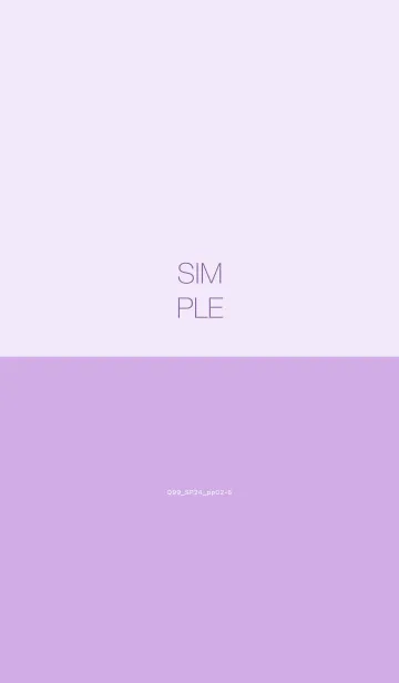 [LINE着せ替え] Q99_24_パープル2-6の画像1