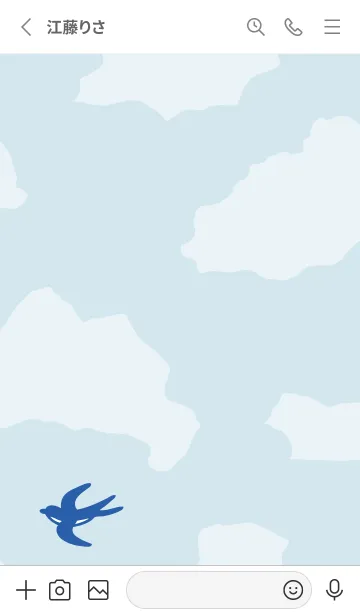 [LINE着せ替え] 燕 空を飛ぶ22の画像2