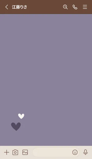 [LINE着せ替え] シンプルキュートなハートのデザイン♪20の画像2