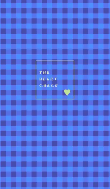 [LINE着せ替え] ザ ハート チェック 311の画像1