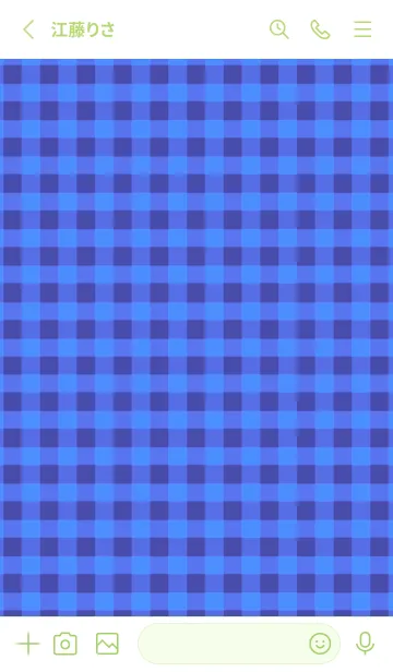 [LINE着せ替え] ザ ハート チェック 311の画像2