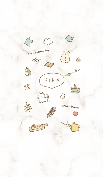 [LINE着せ替え] シンプルアイコン2♥ブラウン03_1の画像1