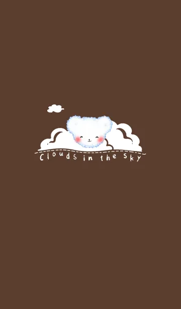 [LINE着せ替え] Cloud Bear J-Chocolateの画像1