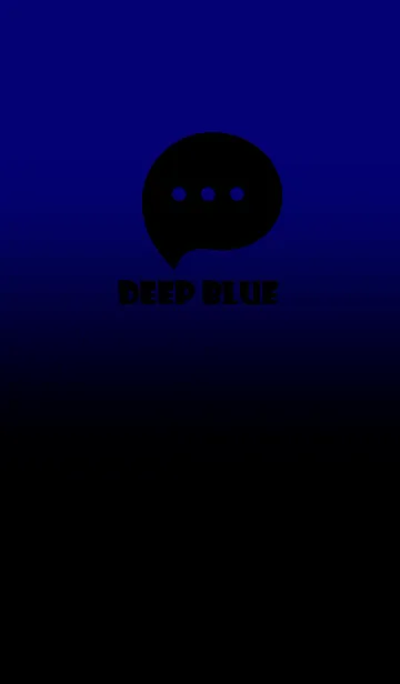 [LINE着せ替え] Black & Deep Blue Theme V3 (JP)の画像1